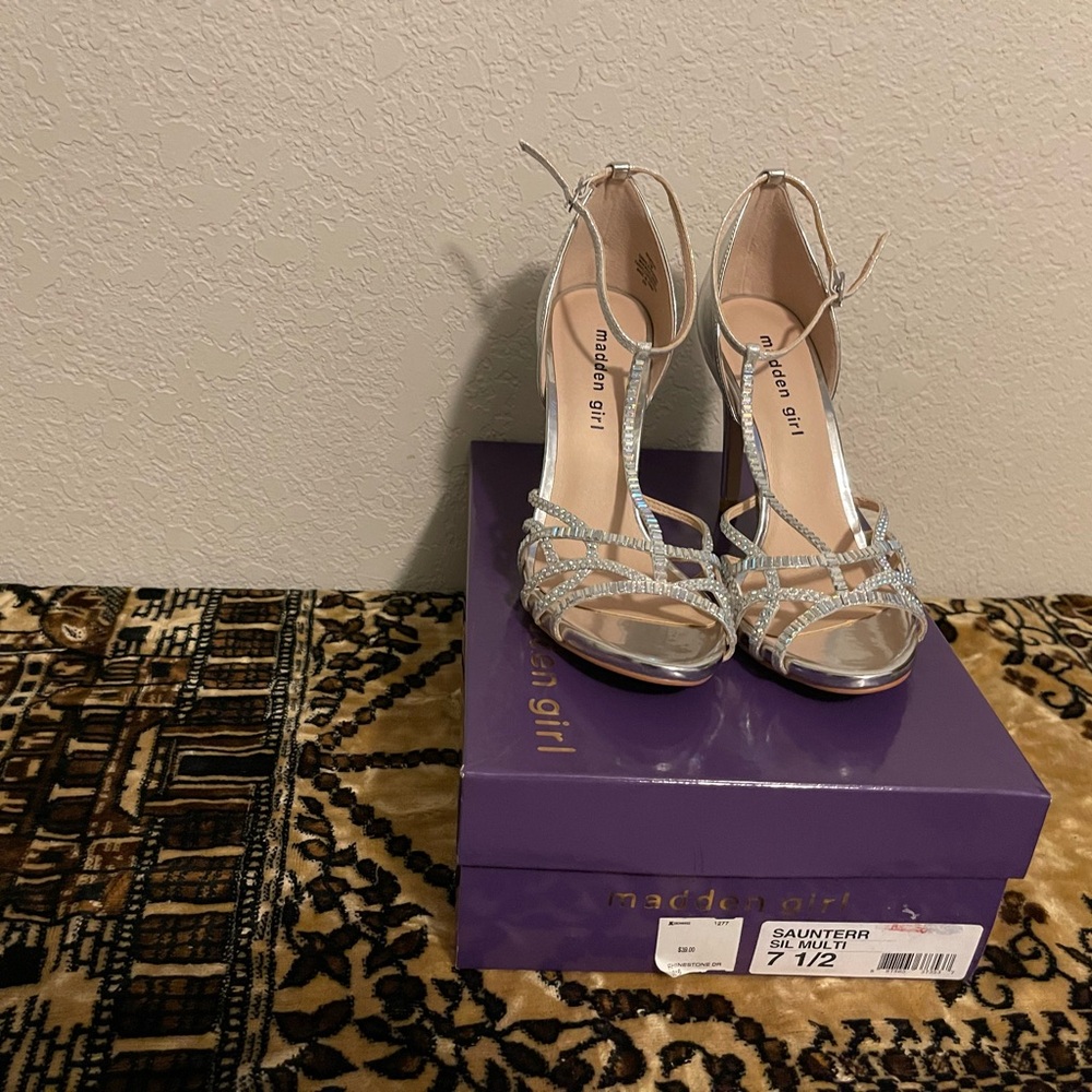 Silver heels